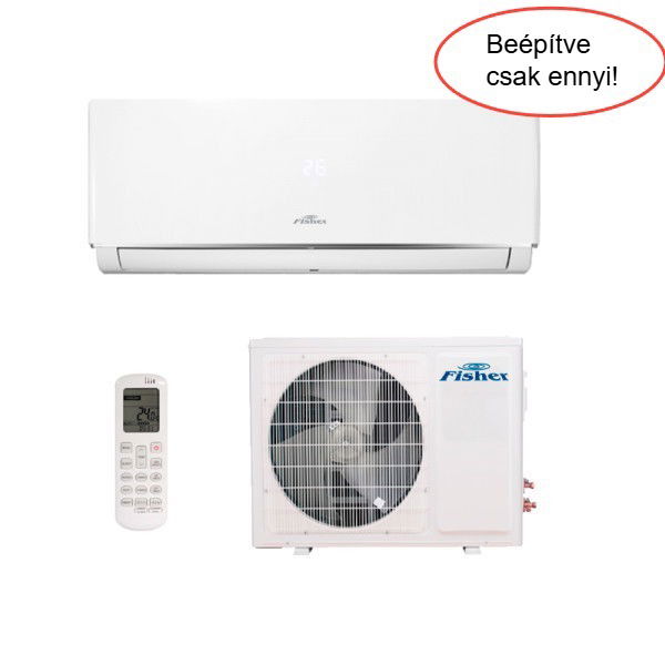 Fisher Nordic 3,5kW inverteres split klíma szett FSAIF-NORD-123AE3