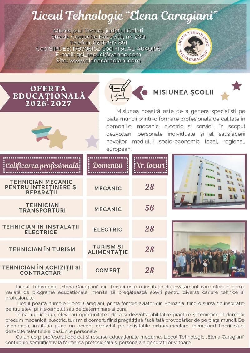 Oferta Educațională