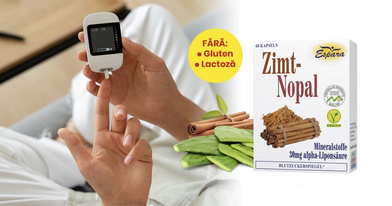 Cum te pot ajuta scorțișoara, cactusul Nopal și alte ingrediente naturale să îți controlezi glicemia și să îți susții sănătatea metabolică?