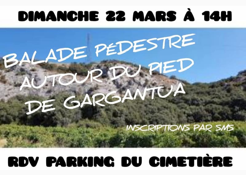 Balade Pédestre - Autour du Pied de Gargantua