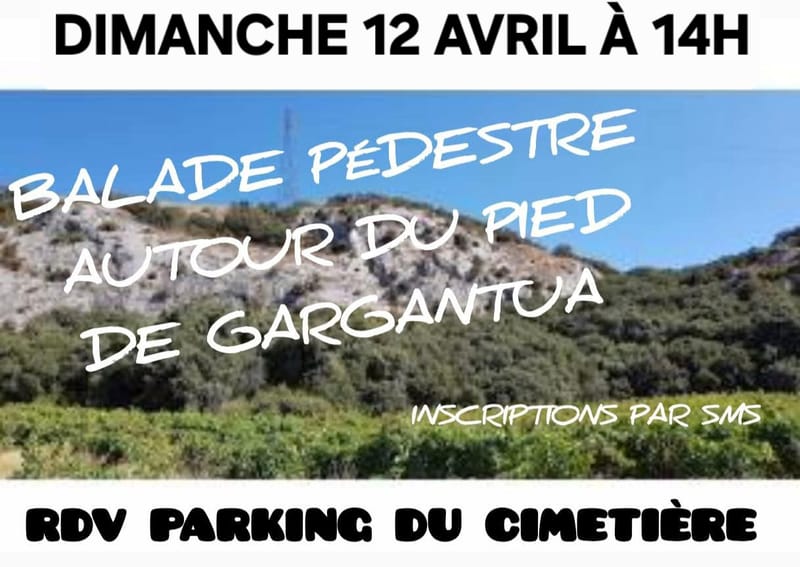 Balade Pédestre - Autour du Pied de Gargantua