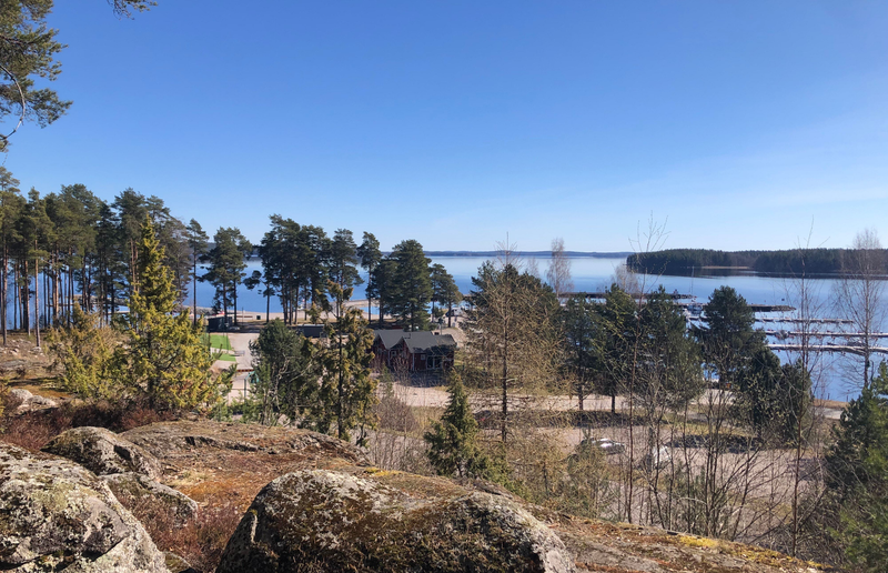 Salpausselkä Geopark-kävely Kullasvuoressa Padasjoella ja kahvit Kaunismäen kodalla