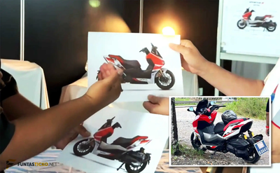 FUNTASTICKO | MODA siar video acah model skuter terbaharu Sporter S