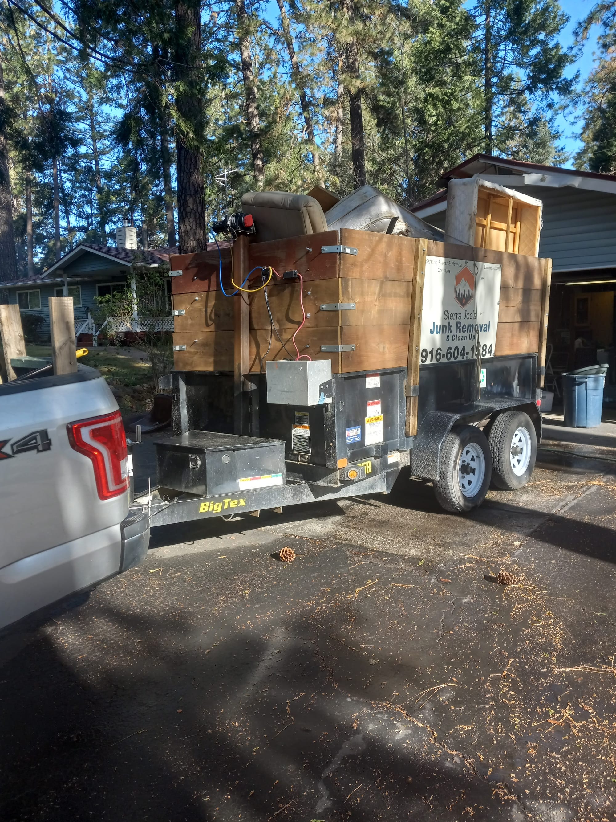 On our way to the Landfill  In Grass Valley Ca. !!!