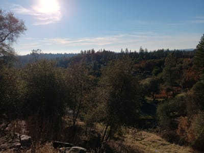 Beautiful view from Meadow Vista, Ca.