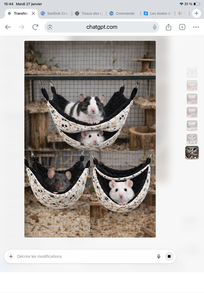 Hamacs en Tissu Doux