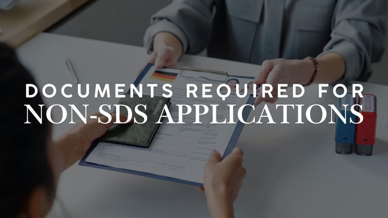 Documents Required for Non-SDS Applications