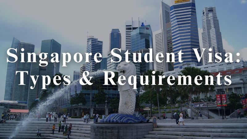Singapore Student Visa: Types & Requirements