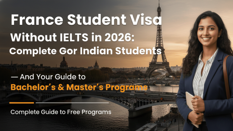France Student Visa Without IELTS in 2026: Your Complete Guide