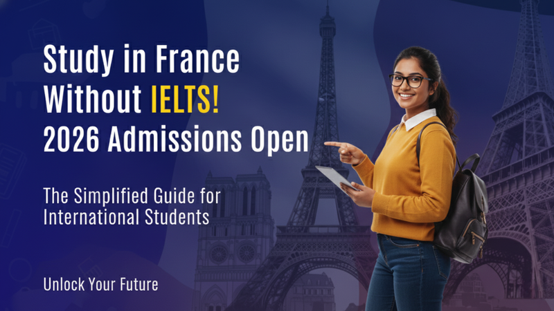 A Complete Guide to Securing Your France Student Visa Without IELTS in 2026 for Indian Students