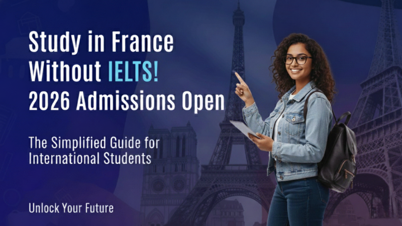 France Student Visa Without IELTS in 2026: A Complete and Practical Guide for Indian Students