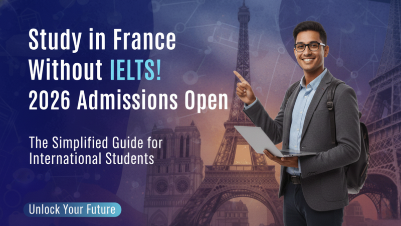 France Student Visa Without IELTS in 2026: A Complete Guide for Indian Students