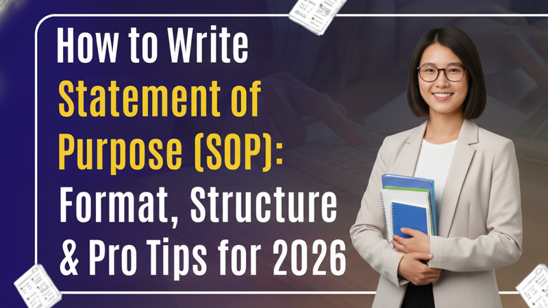 SOP Guide for Study Abroad in 2026: Complete Understanding of SOP Format, Structure, and Writing Approach