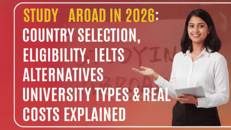 Study Abroad in 2026: A Complete and Human Guide for Indian Students Planning Their Global Journey