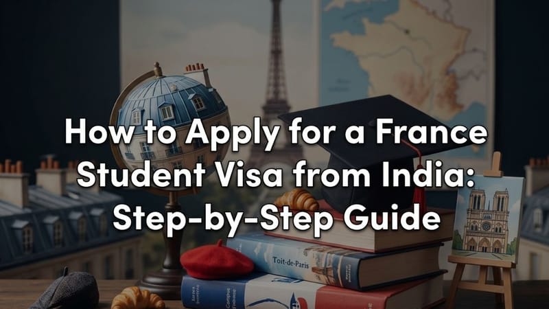 How to Apply for a France Student Visa from India: Step-by-Step Guide