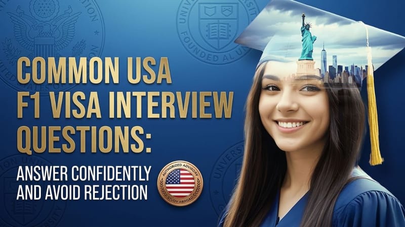 Common USA F1 Visa Interview Questions: Answer Confidently and Avoid Rejection