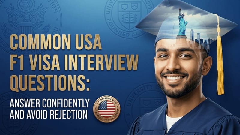 Common USA F1 Visa Interview Questions: Answer Confidently and Avoid Rejection