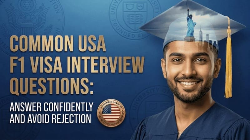 Common USA F1 Visa Interview Questions: Answer Confidently and Avoid Rejection