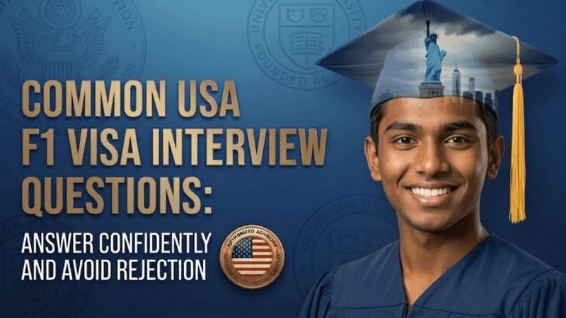 Common USA F1 Visa Interview Questions: Answer Confidently and Avoid Rejection