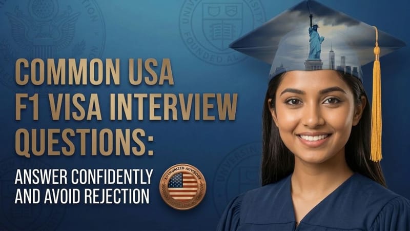 Common USA F1 Visa Interview Questions: Answer Confidently and Avoid Rejection
