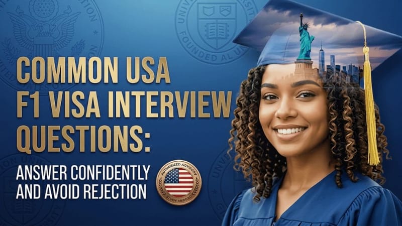 Common USA F1 Visa Interview Questions: Answer Confidently and Avoid Rejection