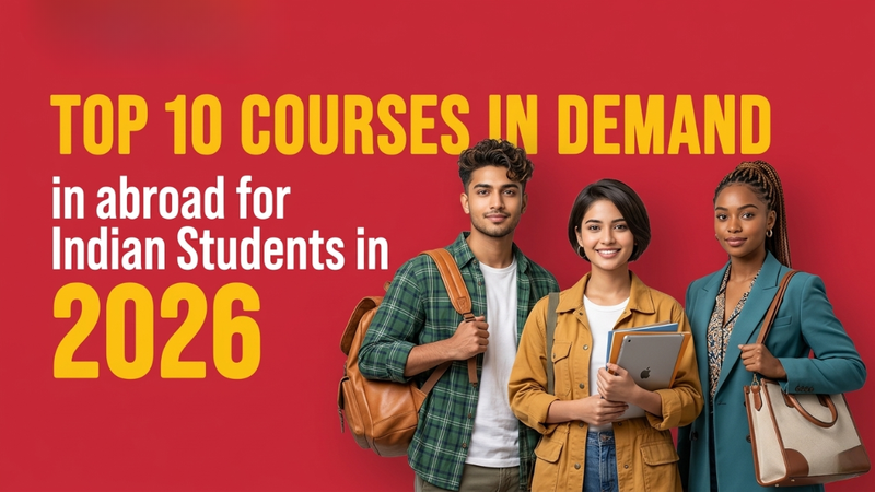 Top 10 Courses in Demand in Abroad for Indian Students in 2026
