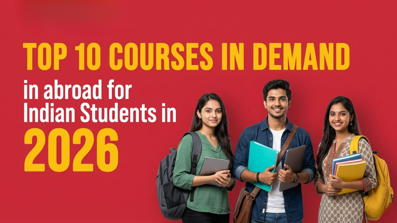 Top 10 Courses in Demand in Abroad for Indian Students in 2026