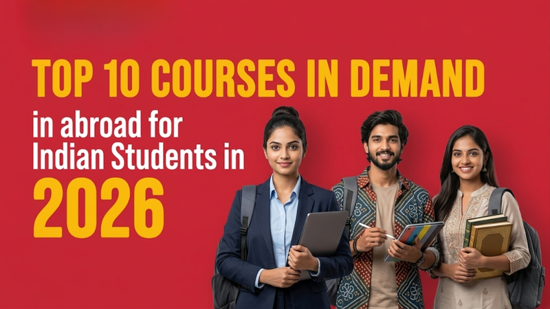Top 10 Courses in Demand in Abroad for Indian Students in 2026