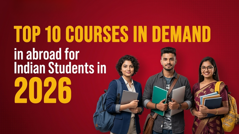 Top 10 Courses in Demand in Abroad for Indian Students in 2026