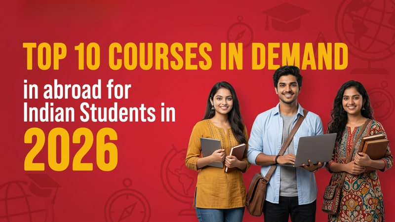Top 10 Courses in Demand in Abroad for Indian Students in 2026