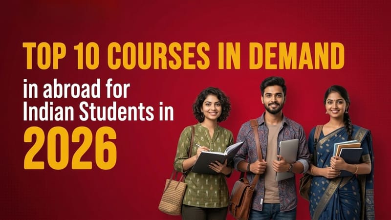 Top 10 Courses in Demand in Abroad for Indian Students in 2026