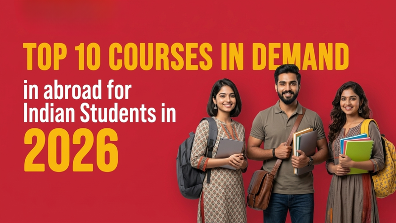 Top 10 Courses in Demand in Abroad for Indian Students in 2026