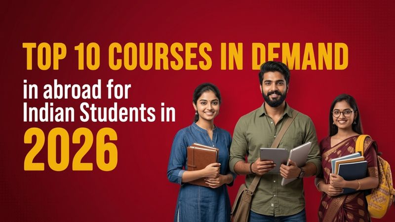 Top 10 Courses in Demand in Abroad for Indian Students in 2026
