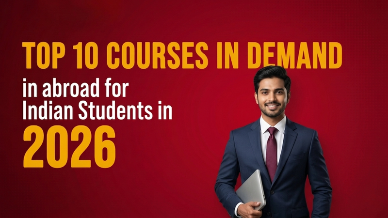 Top 10 Courses in Demand in Abroad for Indian Students in 2026