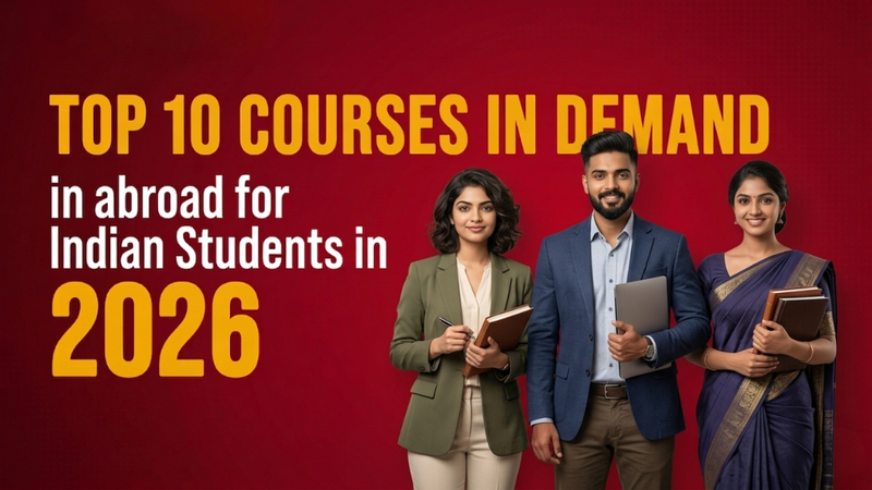 Top 10 Courses in Demand in Abroad for Indian Students in 2026
