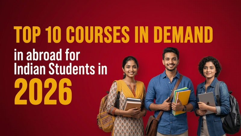 Top 10 Courses in Demand in Abroad for Indian Students in 2026