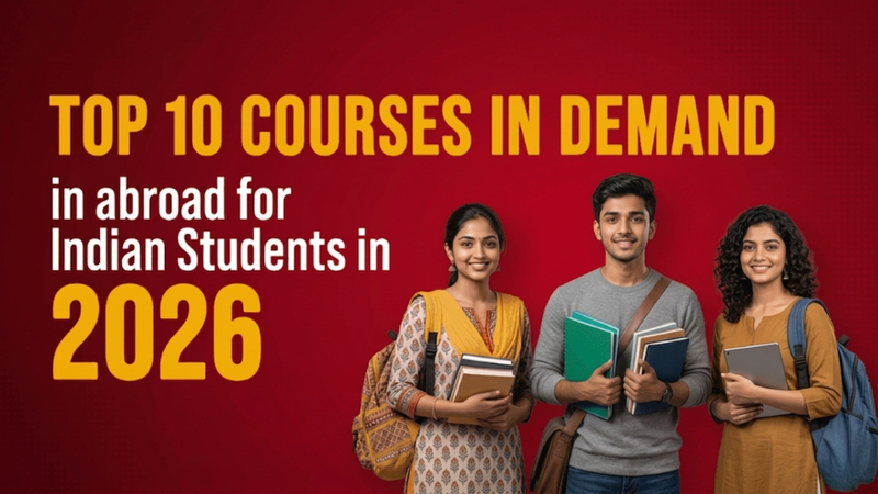 Top 10 Courses in Demand in Abroad for Indian Students in 2026