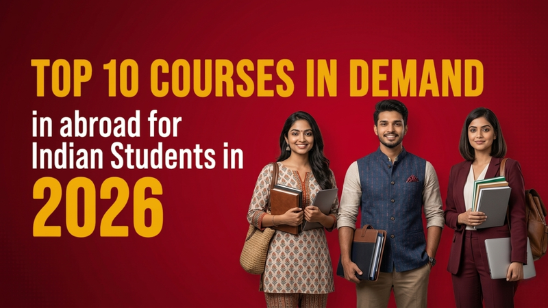 Top 10 Courses in Demand in Abroad for Indian Students in 2026