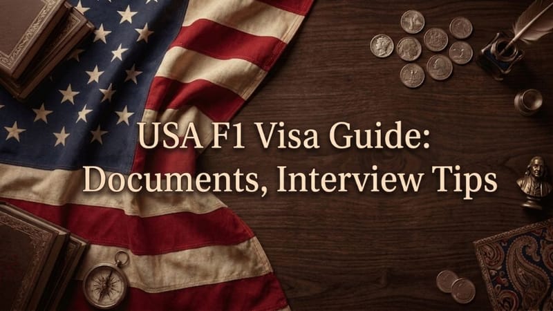 USA F1 Visa Guide: Documents, Interview Tips