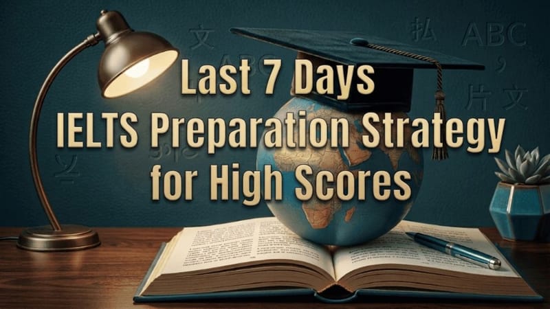 Last 7 Days IELTS Preparation Strategy for High Scores