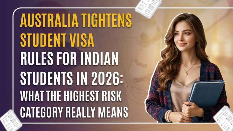 Australia Tightens Student Visa Rules for Indian Students in 2026: What the Highest Risk Category Really Means
