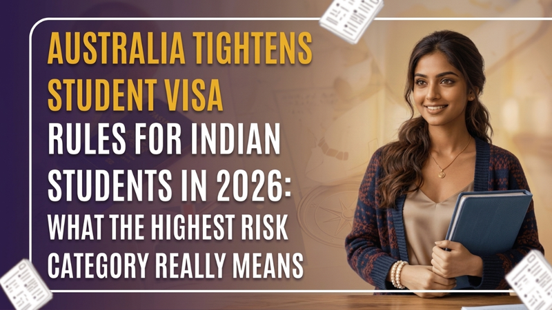 Australia Tightens Student Visa Rules for Indian Students in 2026: What the Highest Risk Category Really Means