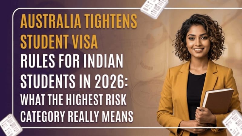 Australia Tightens Student Visa Rules for Indian Students in 2026: What the Highest Risk Category Really Means