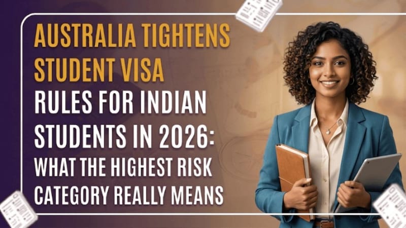 Australia Tightens Student Visa Rules for Indian Students in 2026: What the Highest Risk Category Really Means