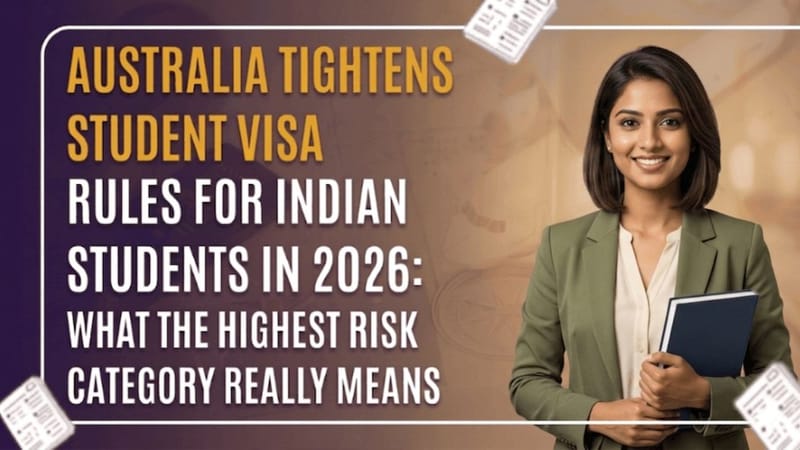 Australia Tightens Student Visa Rules for Indian Students in 2026: What the Highest Risk Category Really Means
