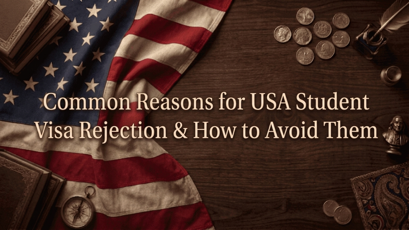 Common Reasons for USA Student Visa Rejection & How to Avoid Them
