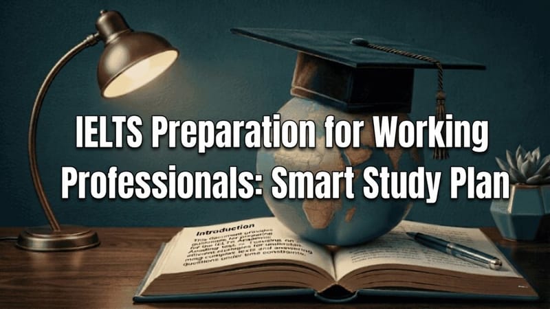 IELTS Preparation for Working Professionals: Smart Study Plan