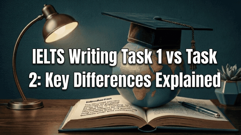 IELTS Writing Task 1 vs Task 2: Key Differences Explained