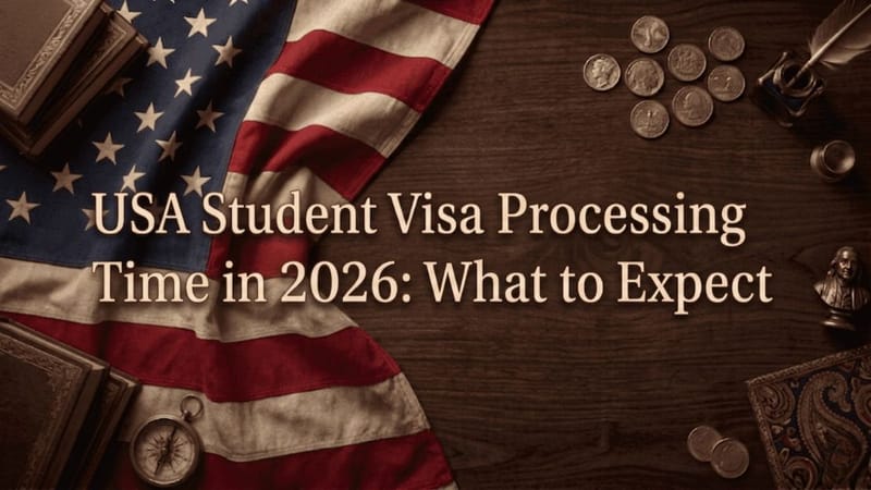 USA Student Visa Processing Time in 2026: What to Expect
