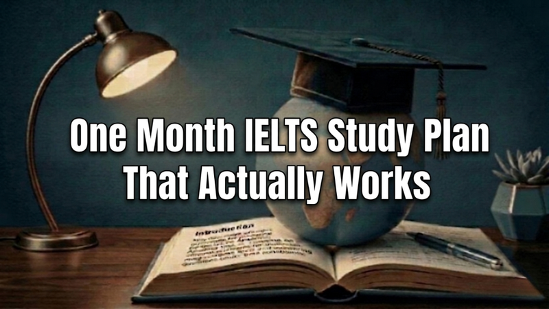One Month IELTS Study Plan That Actually Works